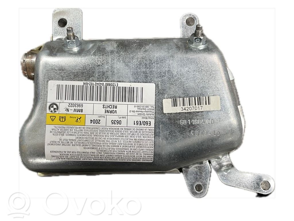 Front door airbag   6963022,601190400E,R601190500C