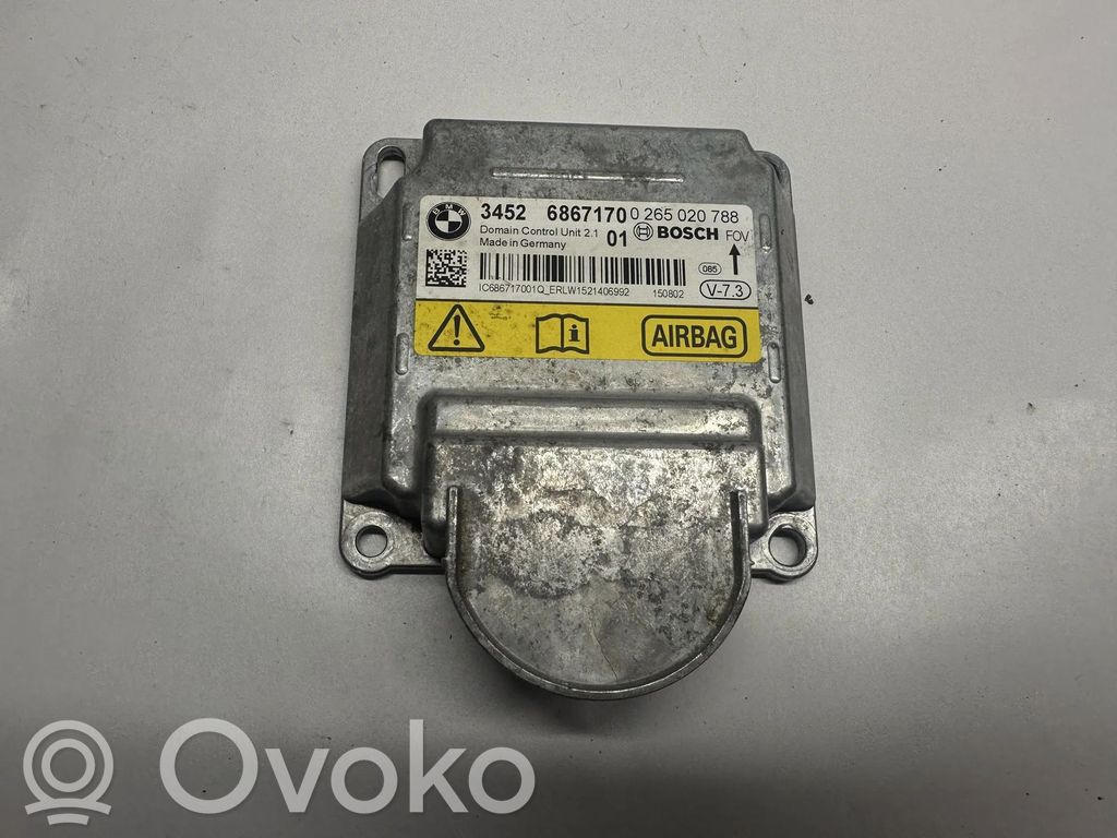 BMW 2 F22 F23 Sterownik / Moduł Airbag 