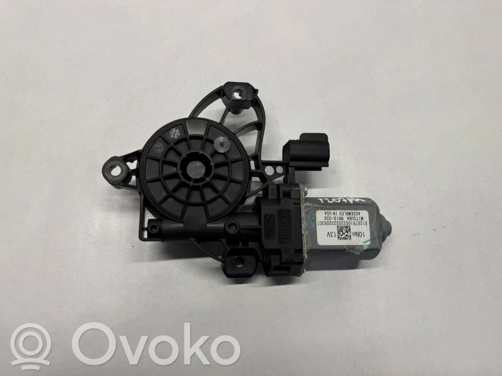 Front door window regulator motor