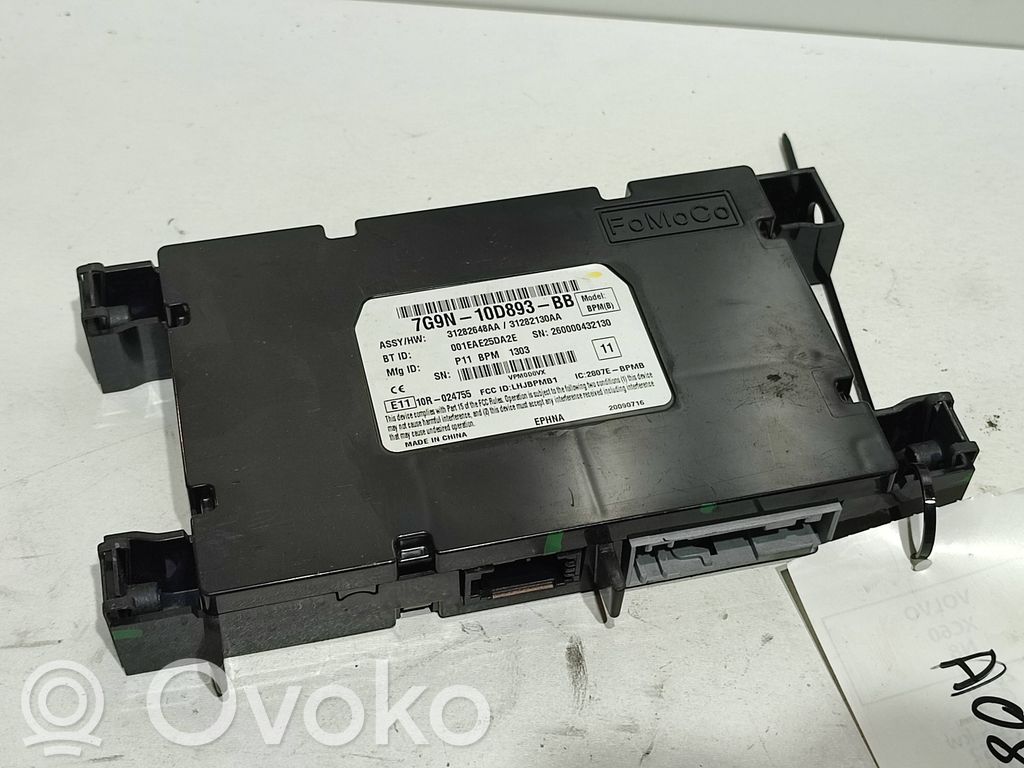 Модуль «Bluetooth»   31282130AA,31282648AA,7G9N10D893BB,001EAE25DA2E
