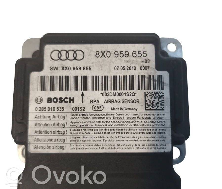 Audi A1 Airbag control unit/module 