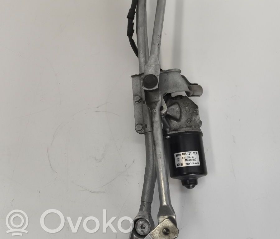 Front wiper linkage and motor   40512112V