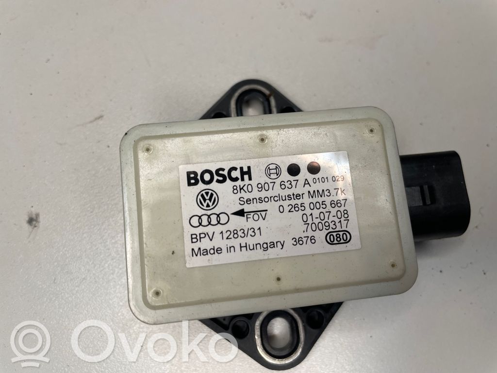 Audi A4 S4 B8 8K Датчик ESP (системы стабильности) (датчик продольного ускорения) 