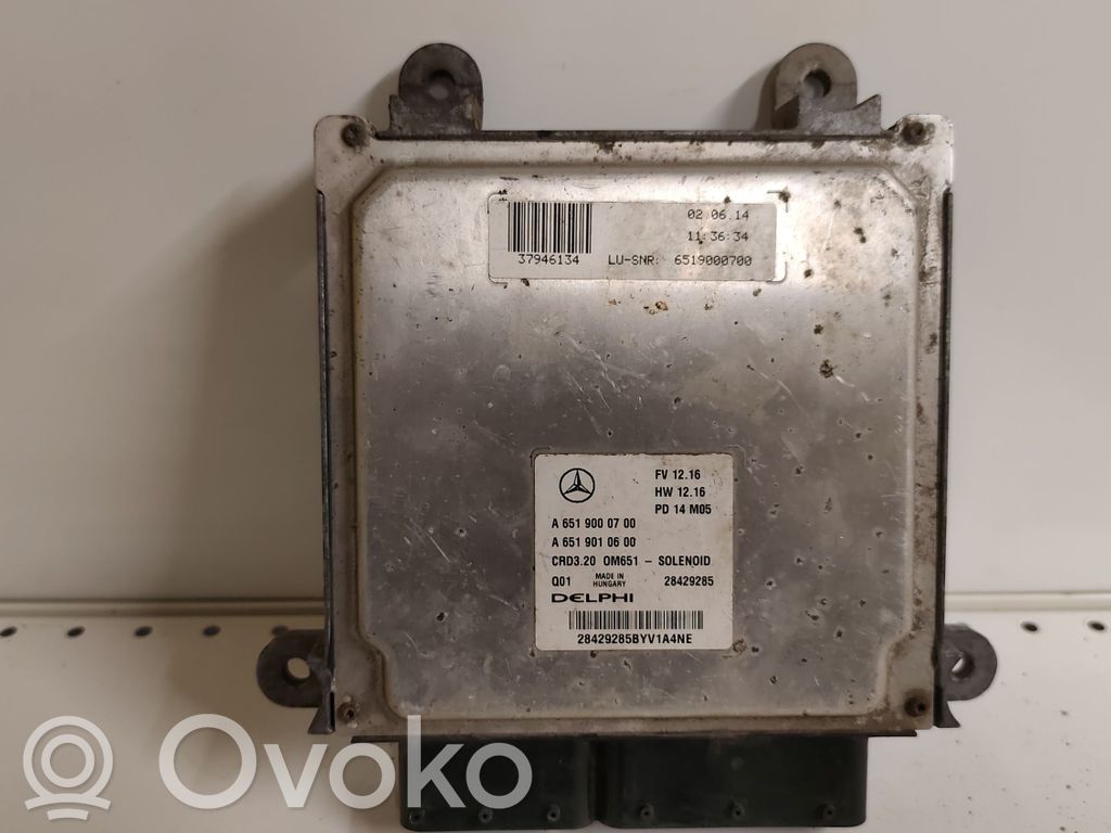 Mercedes-Benz Sprinter W906 Engine control unit/module 
