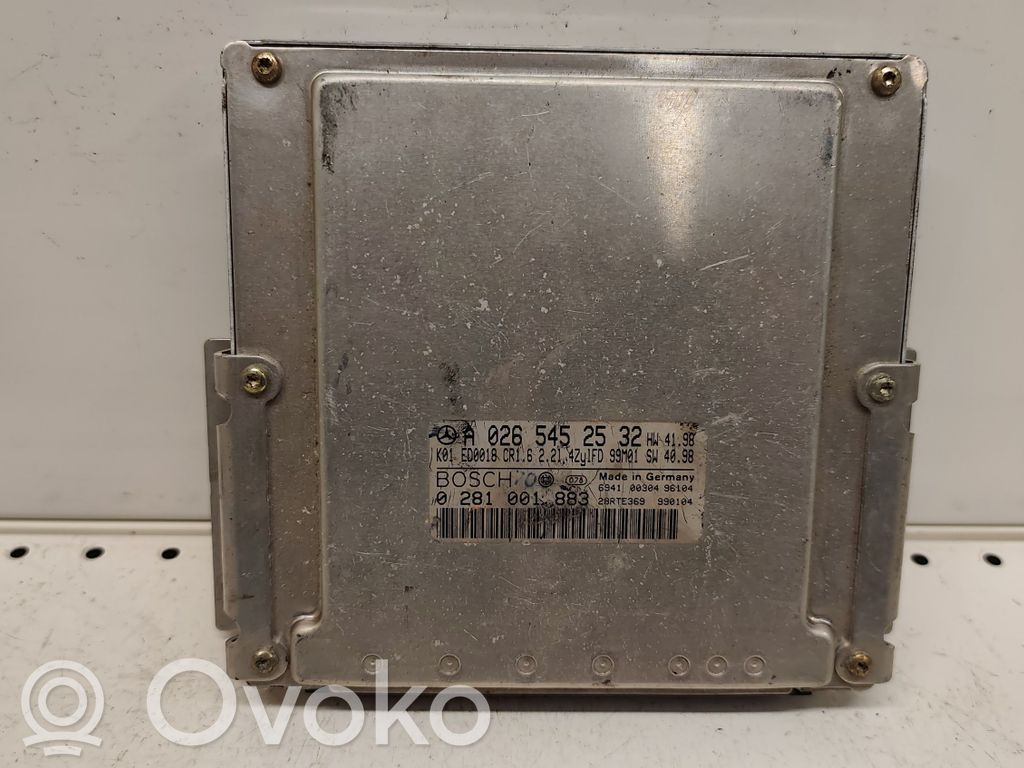 Engine control unit/module   A0265452532,0281001883