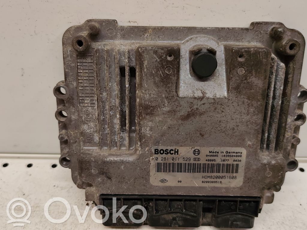 Engine control unit/module   0281011529,8200389519