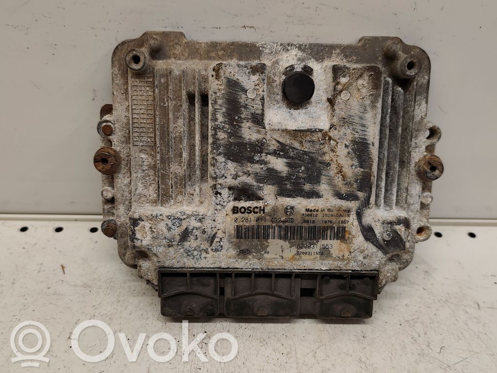 Engine control unit/module   0281011432,8200311553