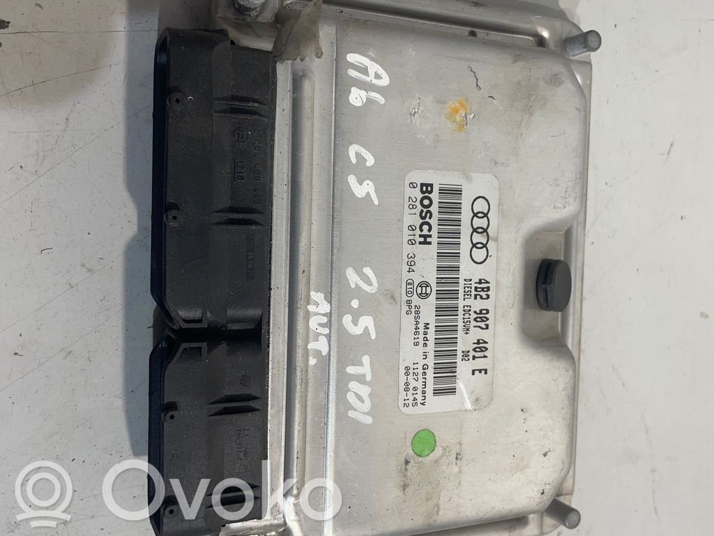 Engine control unit/module   4B2907401E,28SA4619,0281010394