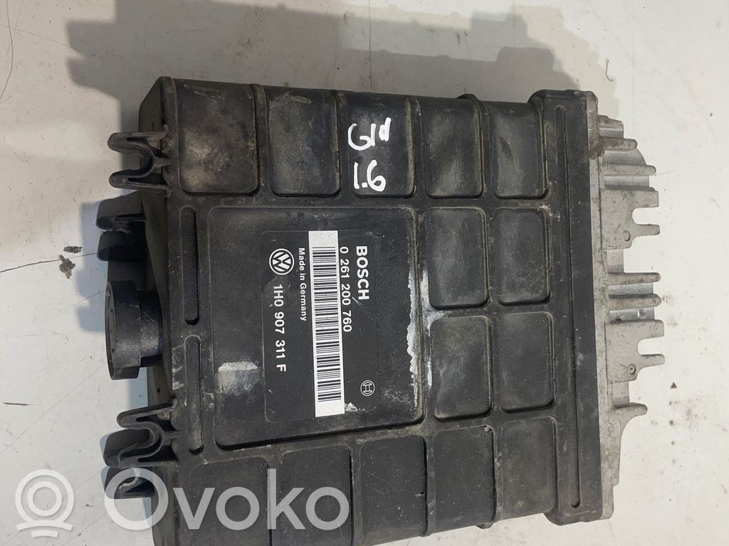 Engine control unit/module   0261200760,1H0907311F