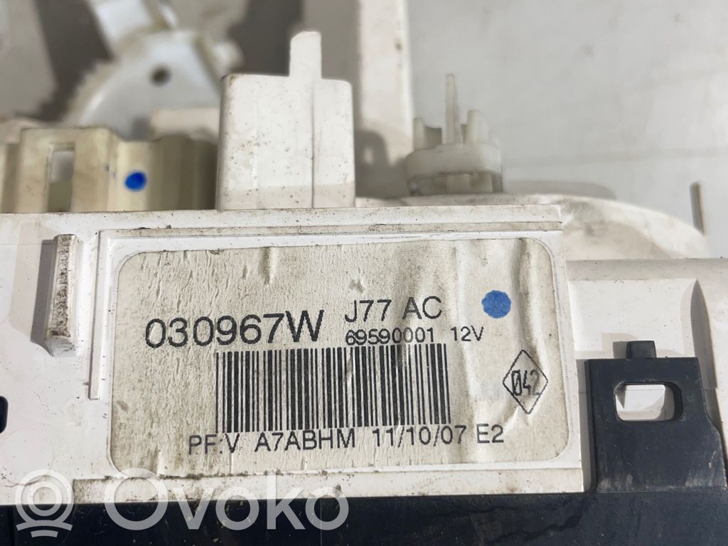 Renault Modus Climate control unit 