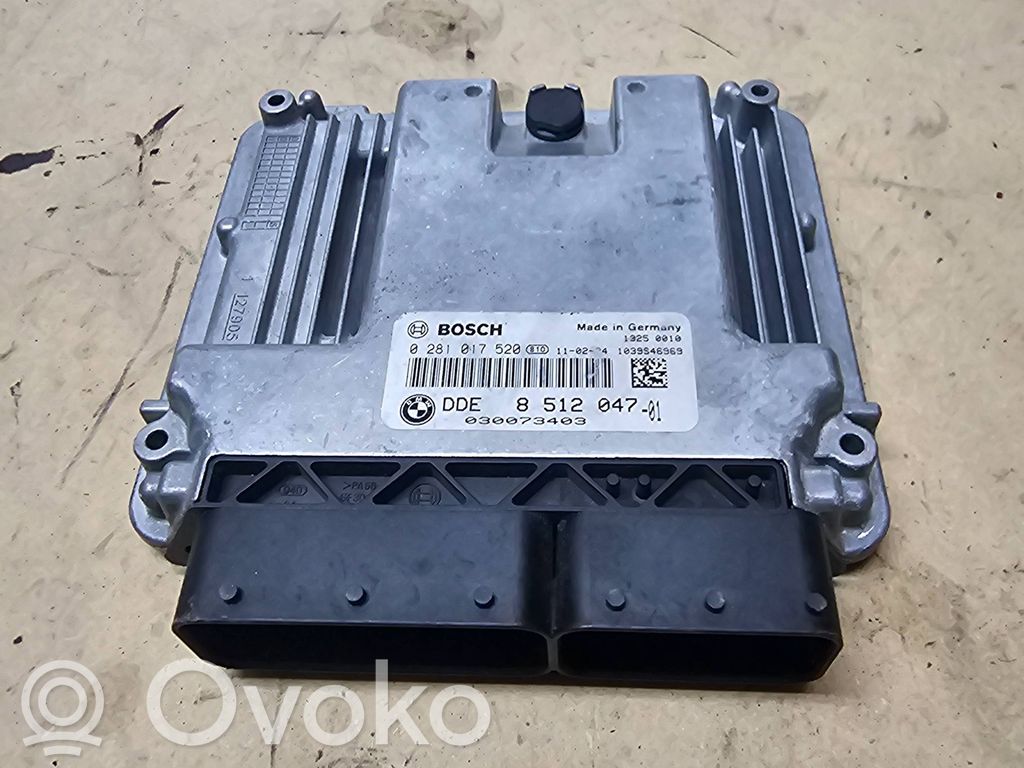 BMW 3 E90 E91 Unidad de control/módulo del motor 