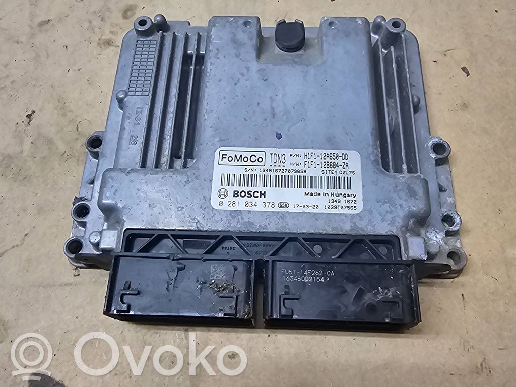 Engine control unit/module   F1F112B684ZA,H1F112A650DD,0281034378