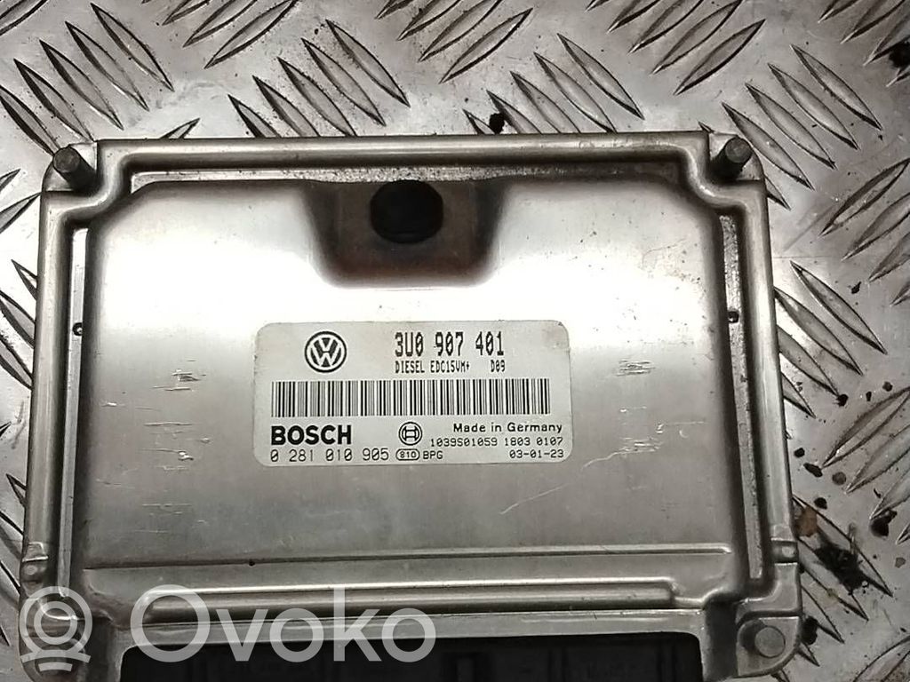 Skoda Superb B5 (3U) Engine control unit/module 