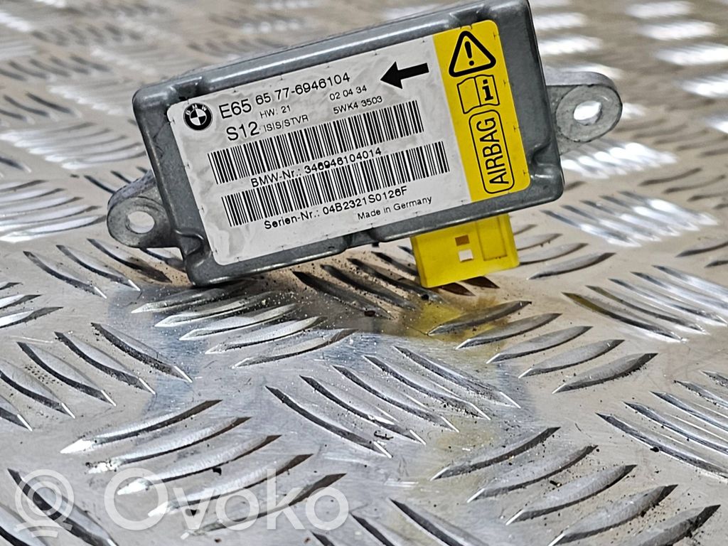 Sensor impacto/accidente para activar Airbag   6946104,346946104014,04B2321S0126F,5WK43503