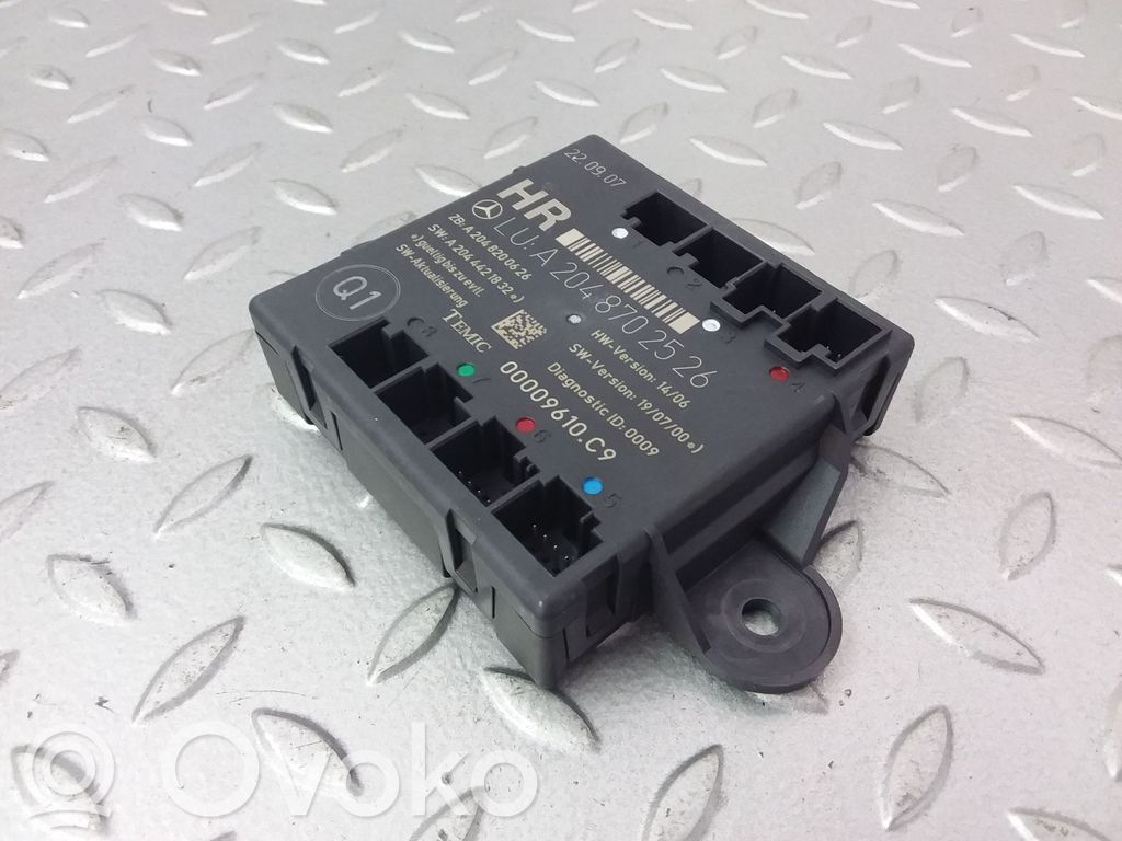 Mercedes-Benz C W204 Door control unit/module 
