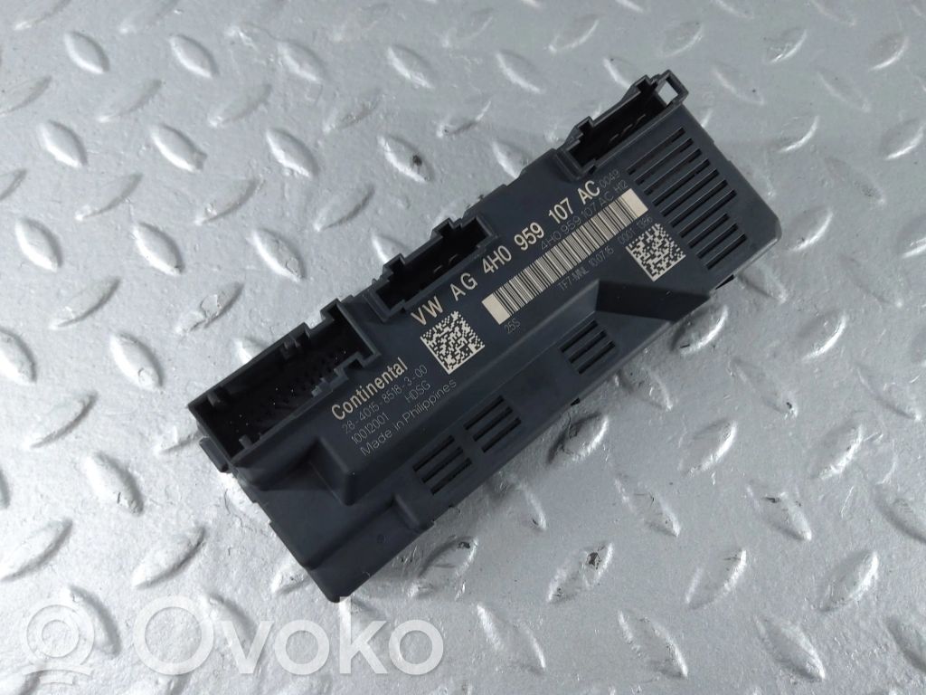 Tailgate/trunk control unit/module   4H0959107AC