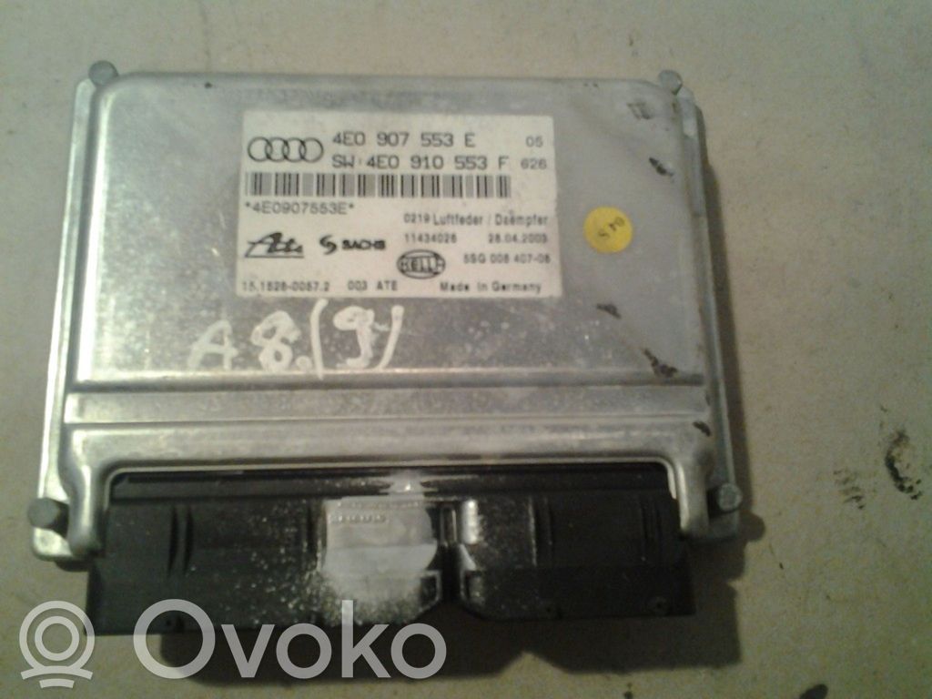 Audi A8 S8 D3 4E Module de commande suspension 