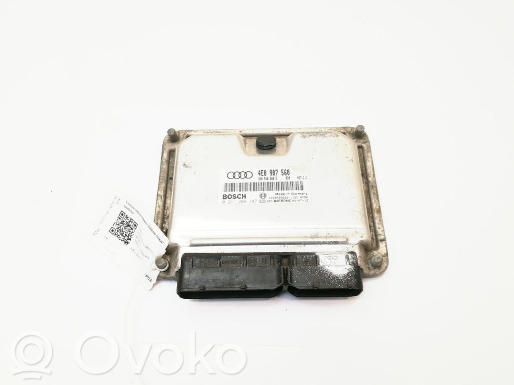 Moottorin ohjainlaite/moduuli   4E0907560,4E0910560E,0261208147