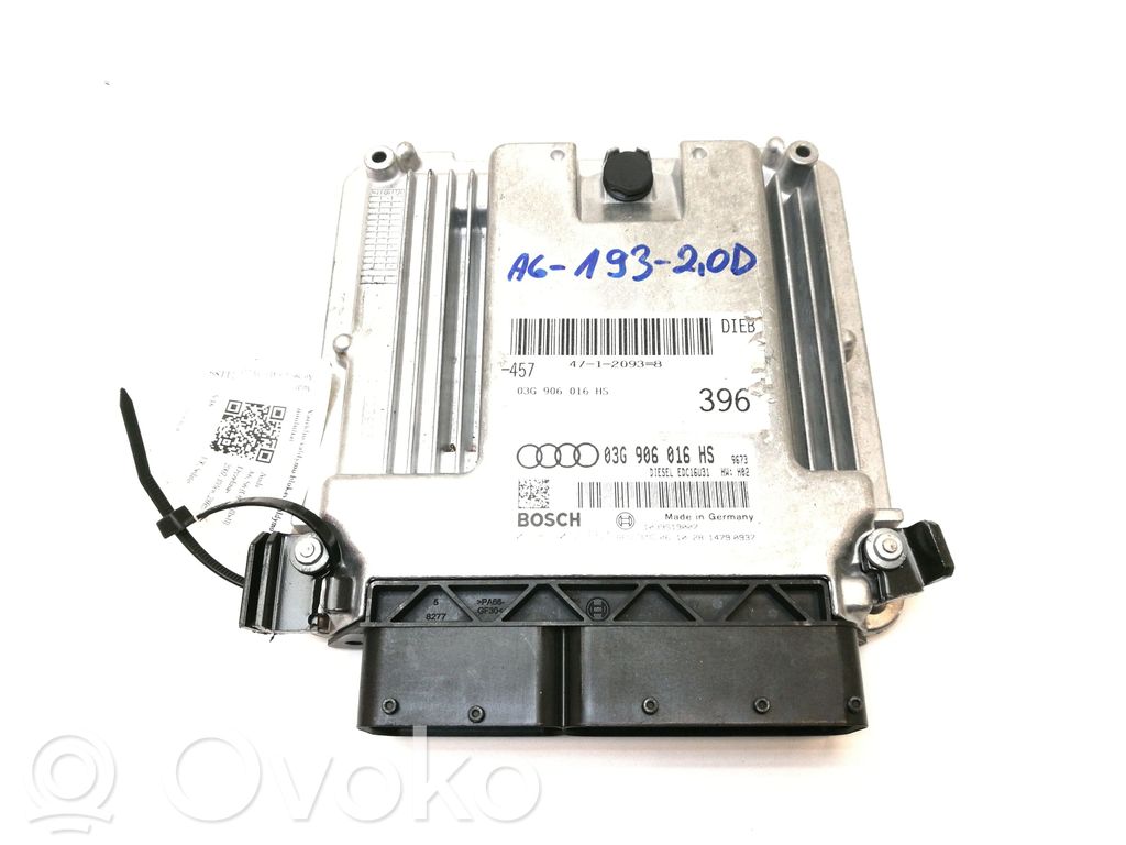 Engine control unit/module   03G906016HS,EDC16U31,0281012557