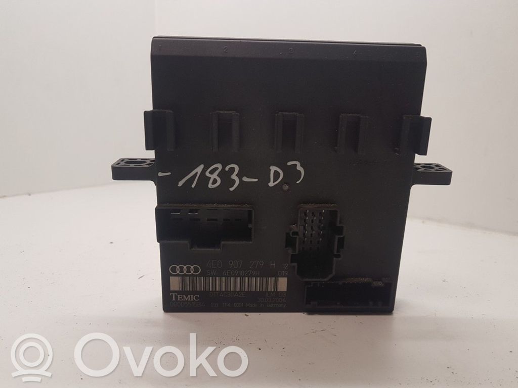 Audi A8 S8 D3 4E Komforto modulis 