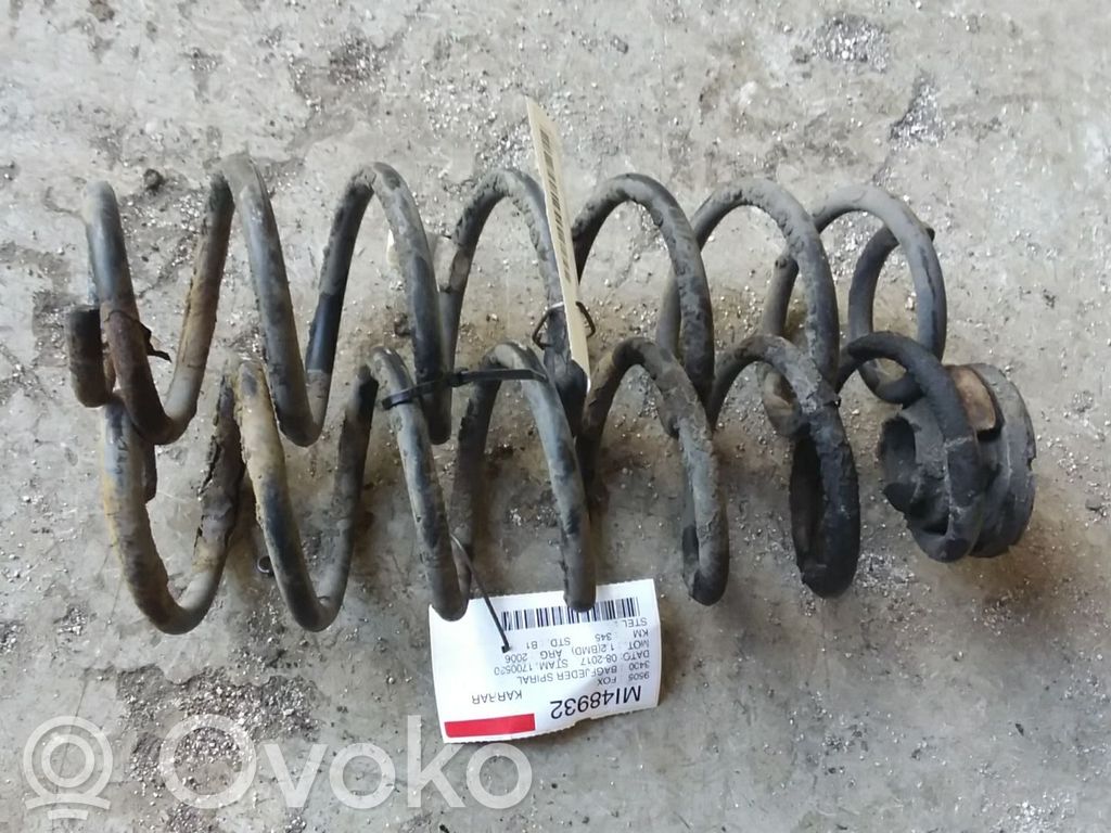 Muelle espiral trasero