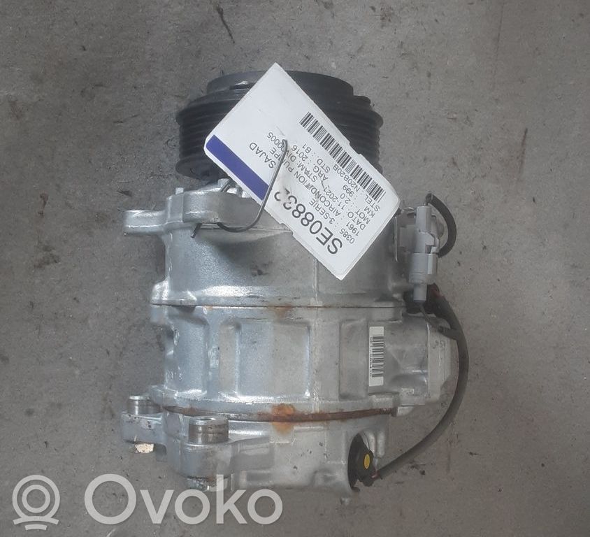 BMW 3 F30 F35 F31 Kompresor / Sprężarka klimatyzacji A/C