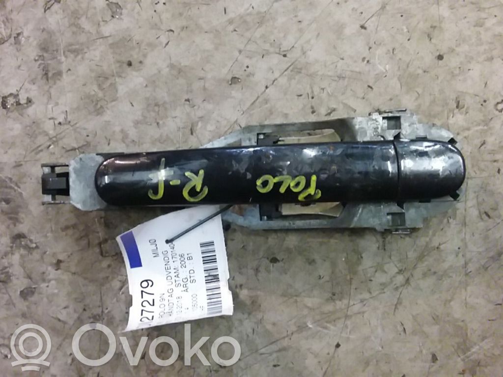 Volkswagen Polo IV 9N3 Manecilla externa puerta delantera 