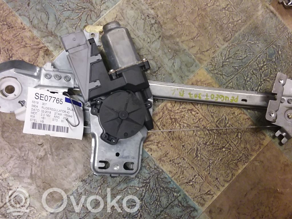 Peugeot 307 Alzacristalli della portiera anteriore con motorino