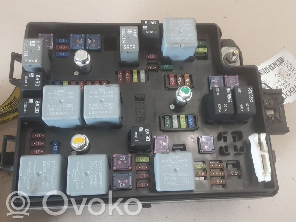 Chevrolet Aveo Sulakemoduuli 
