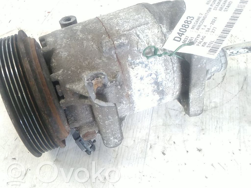 Ilmastointilaitteen kompressorin pumppu (A/C)   8200316164