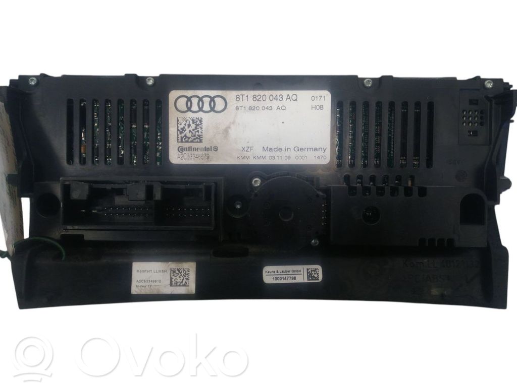 Unidad de control climatización   8T1820043AK
