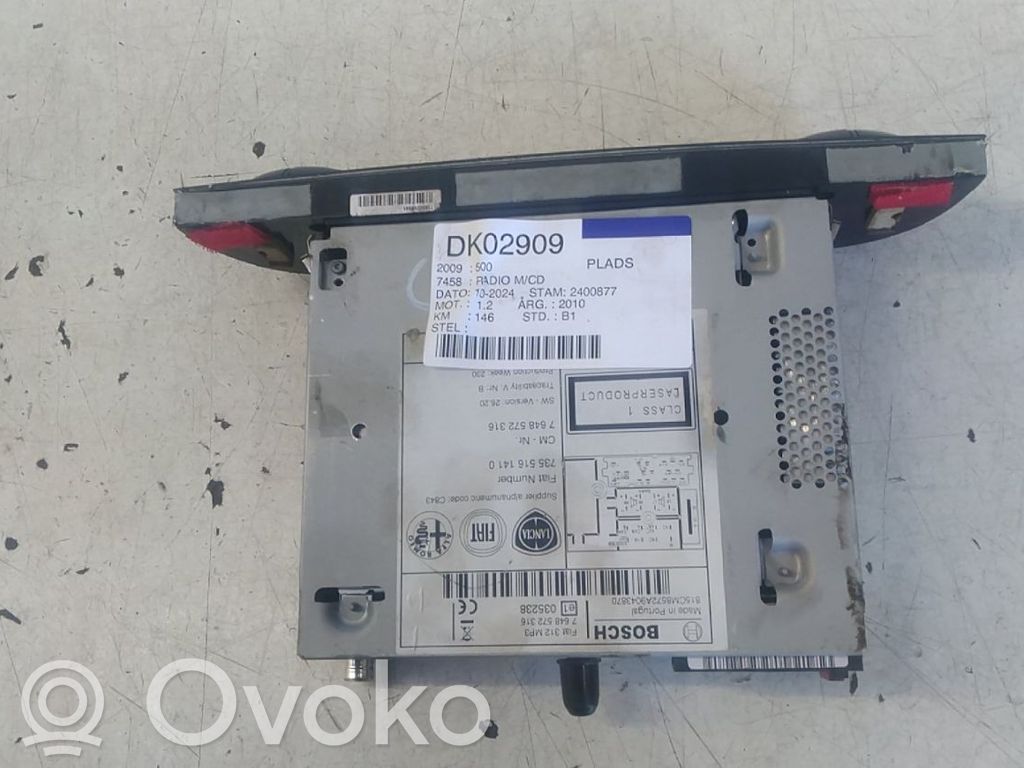 Fiat 500 Moduł / Sterownik GPS 