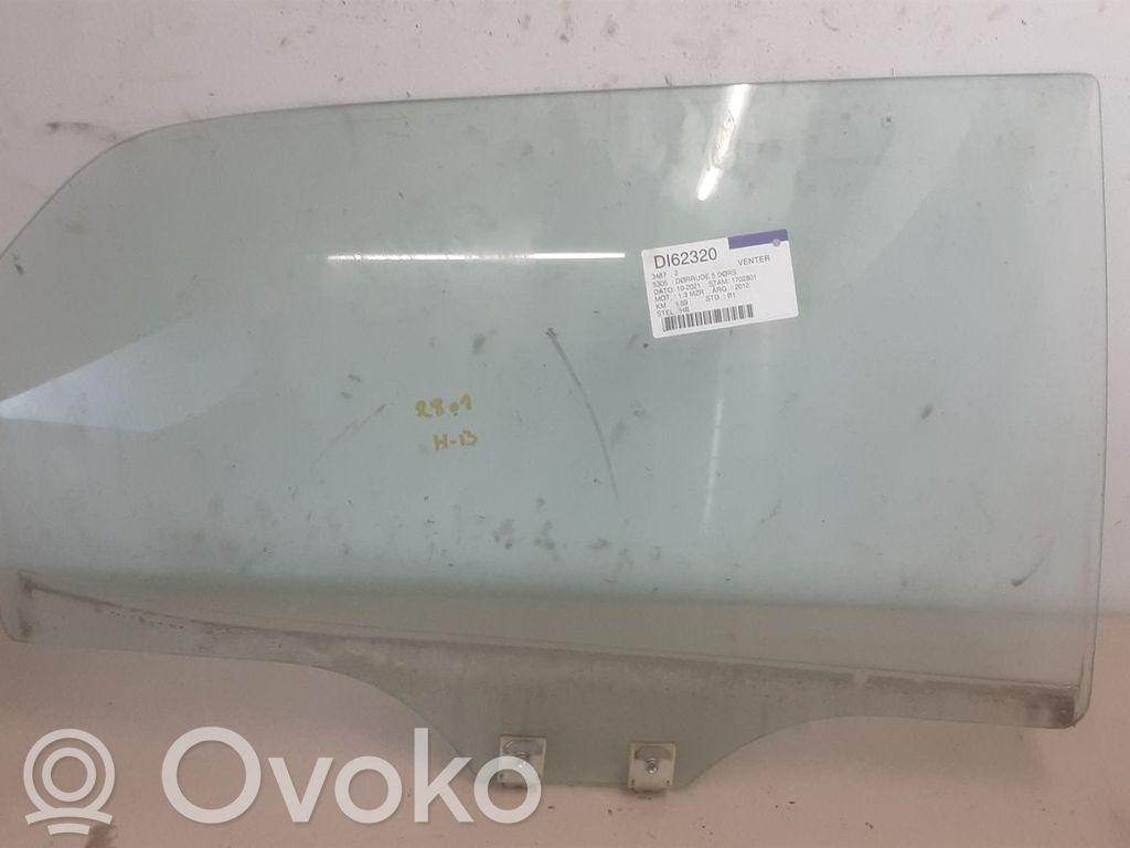 Mazda 2 Szyba drzwi przednich 