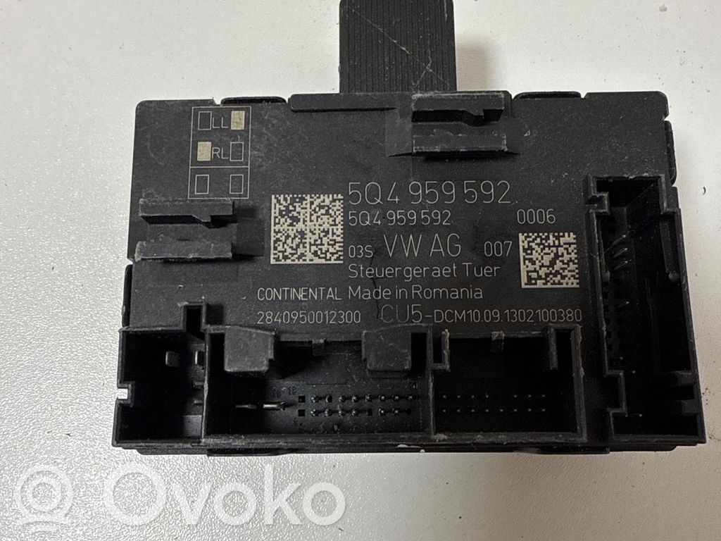 Skoda Octavia Mk3 (5E) Door control unit/module 
