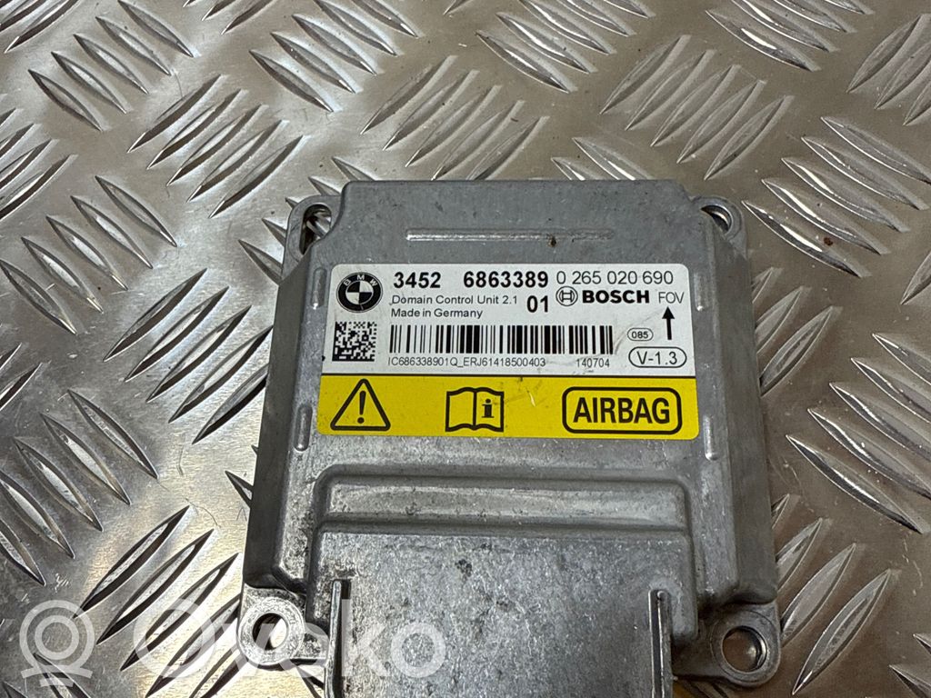 BMW 1 F20 F21 Unidad de control/módulo del Airbag 