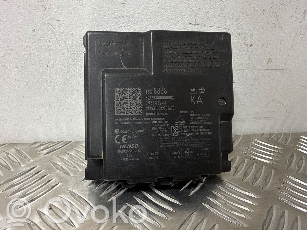 Opel Astra K Keyless (KESSY) go control unit/module 