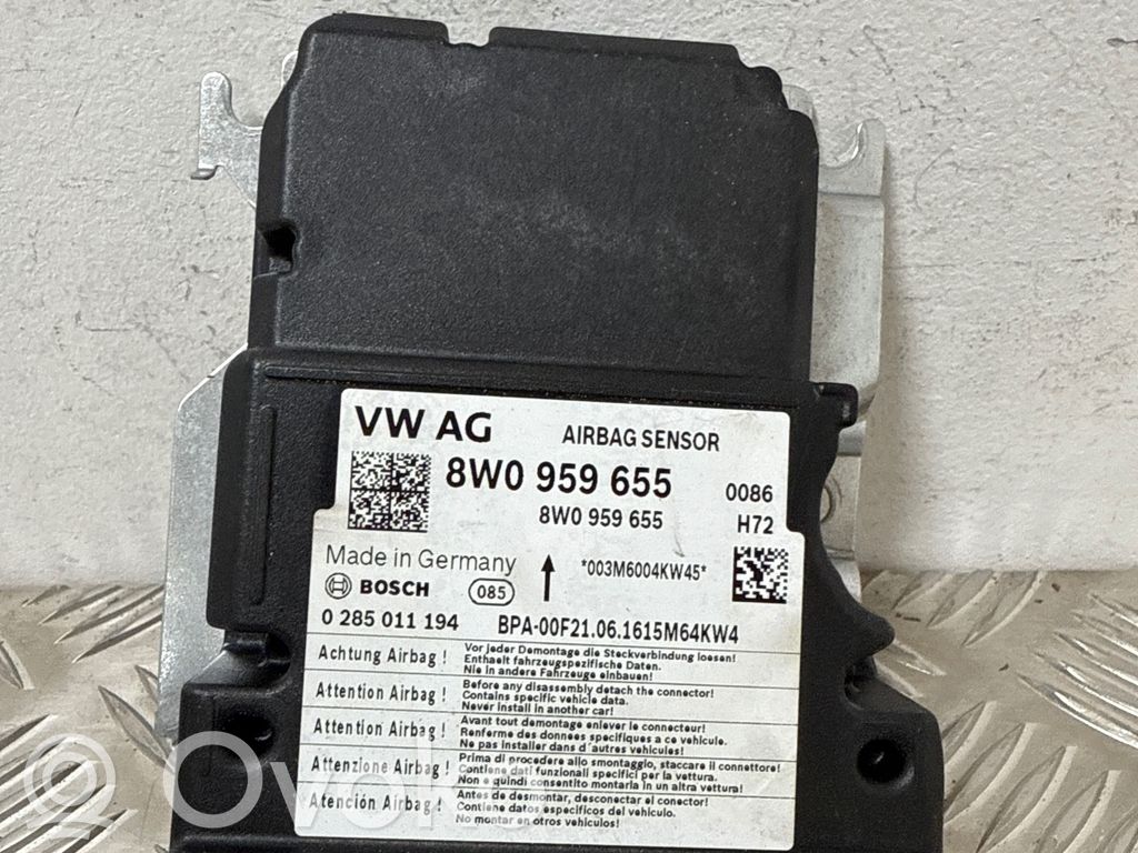 Audi A4 S4 B9 Unitate/modul de comandă airbaguri 