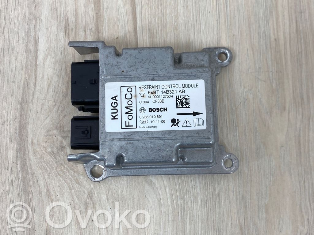Airbag control unit/module   9V4T14B321AB,0285010891,6U0001127504