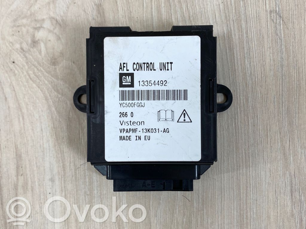 Opel Meriva B Module d'éclairage LCM 