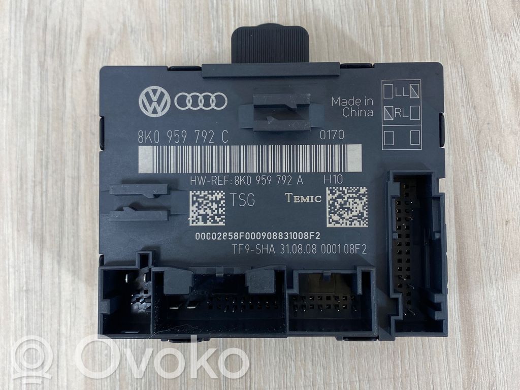 Audi A4 S4 B8 8K Door control unit/module 