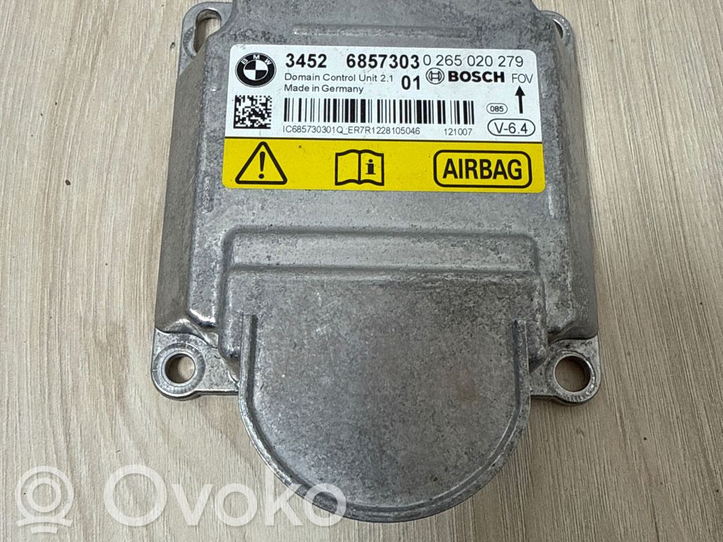 BMW 7 F01 F02 F03 F04 Sterownik / Moduł Airbag 