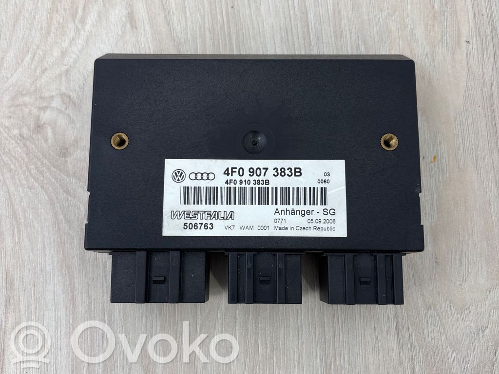 Audi A6 S6 C6 4F Tow bar trailer control unit/module 