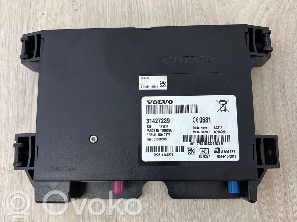 Volvo S80 Other control units/modules 