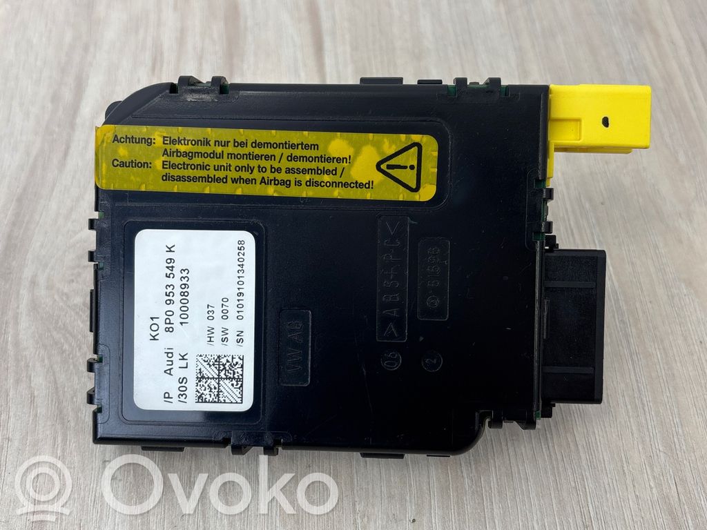 Audi A3 S3 A3 Sportback 8P Steering angle sensor 