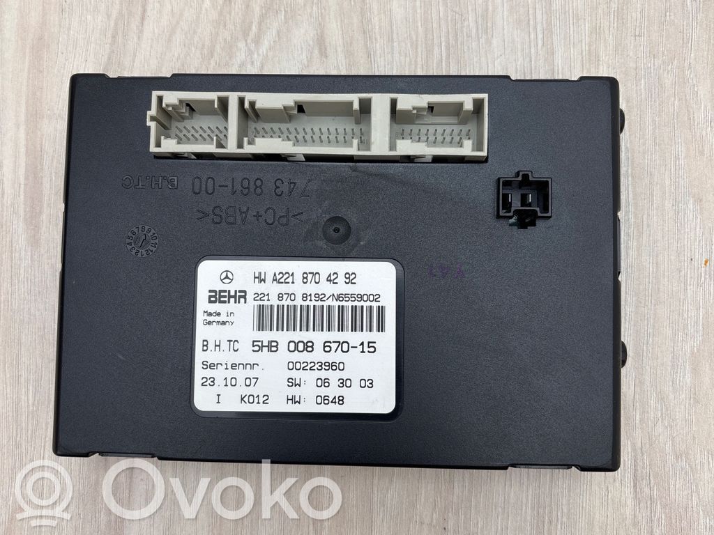 Inne komputery / moduły / sterowniki   A2218704292,00223960,5HB00867015,2218708192