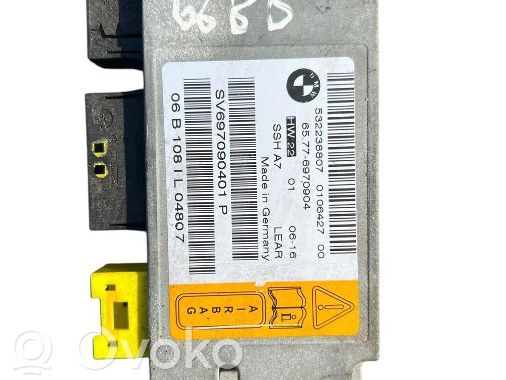 Unidad de control/módulo del Airbag   65776970904,6970904,532238807,SV697090401