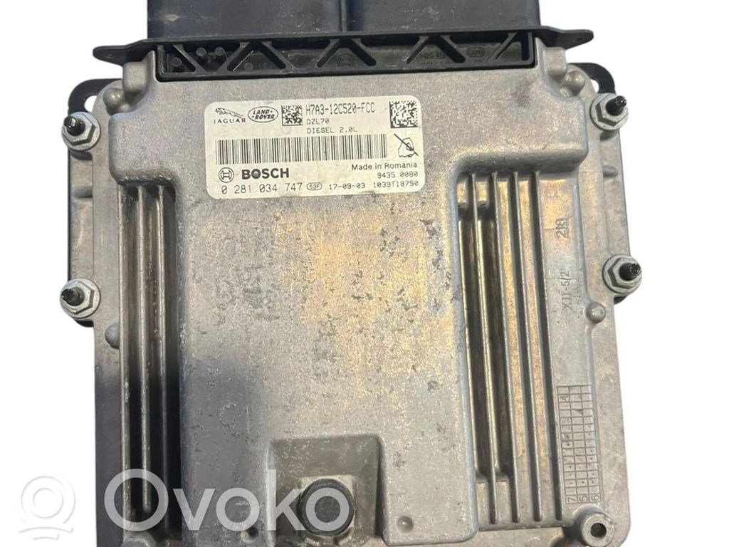 Land Rover Range Rover Velar Engine control unit/module 