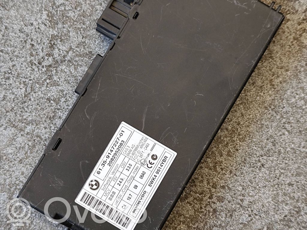 BMW 5 E60 E61 Unité de contrôle module CAS 