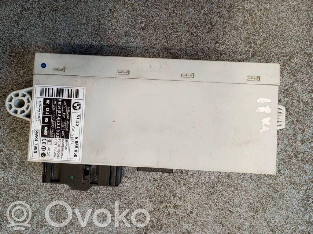 BMW 6 E63 E64 CAS vadības bloka modulis 