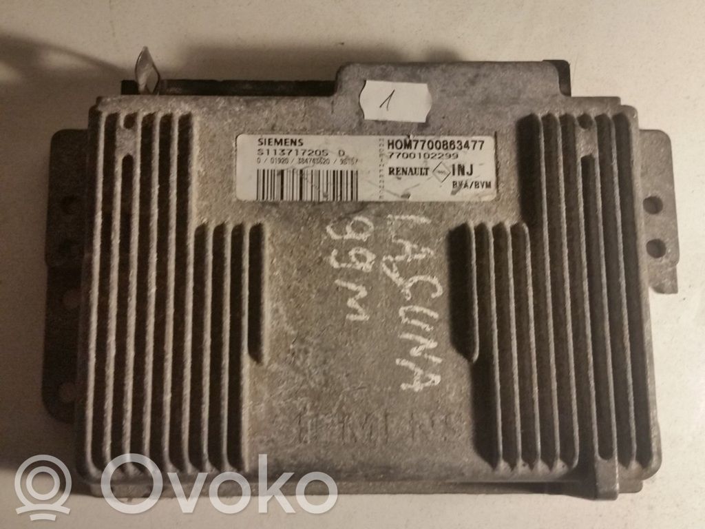 Engine control unit/module   S113717205D,HOM7700863477,7700102299